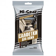 Hi-Gear 5600 салфетки для кожи (25 шт.) матовая